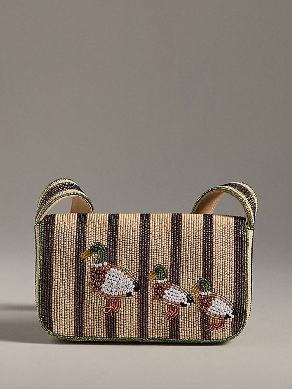 By Anthropologie Fiona Beaded Shoulder Bag